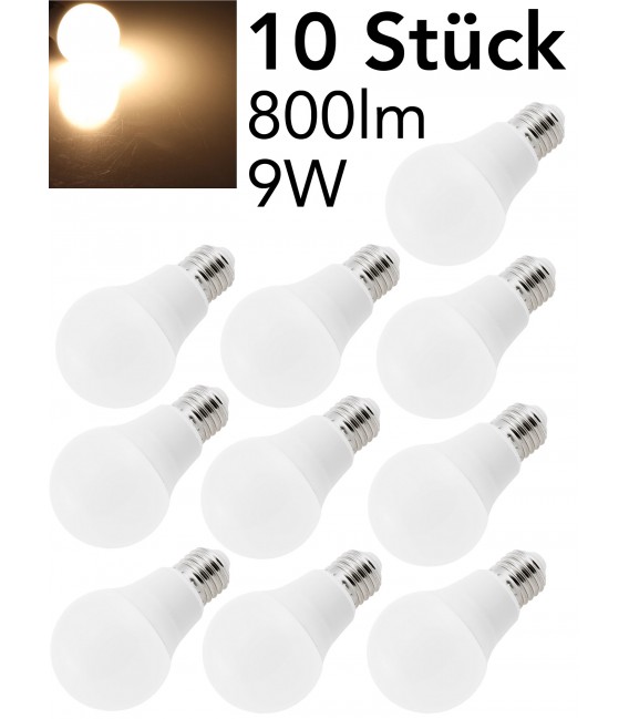 LED Glühlampe E27 "G80 promo" 10er-Pack Bild 1