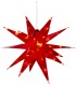 Großer 3D Weihnachtsstern rot 56cm Bild 2