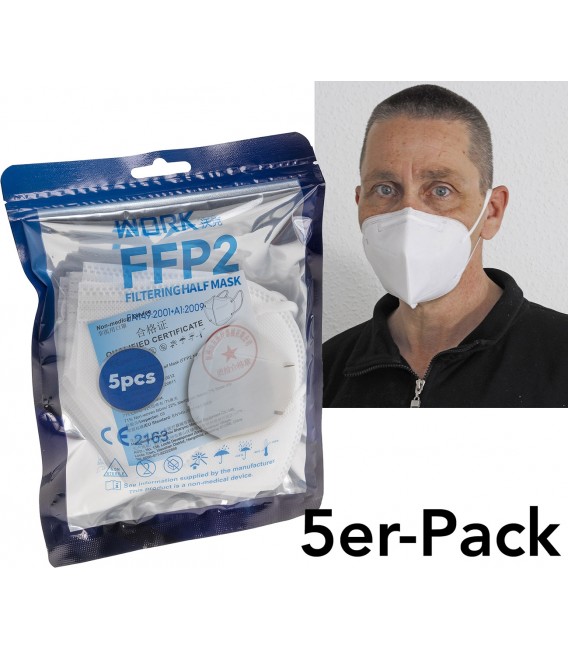 FFP2 Mund-Nasen-Maske  5-Stück-Pack Bild 1