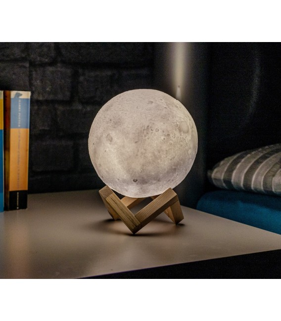 Dekoleuchte "3D Mond" 15cm Ø Bild 3