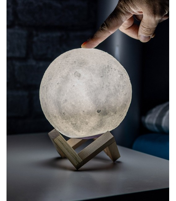 Dekoleuchte "3D Mond" 15cm Ø Bild 6