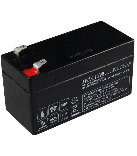 Bleiakku Q-Batteries 12V/1.2Ah Bild 1