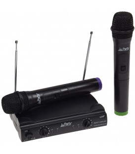 UHF Funk-Mikrofonset mit 2 Mikros Bild 1