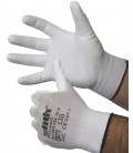 Nylon Feinstrick-Handschuhe mit PU Gr. 8