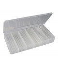 Schrumpfschlauch-Sortiment 100-teilig Box transparent