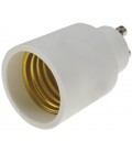 Lampensockel-Adapter Kunststoff GU10 auf E27