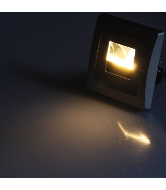 LED-Einbauleuchte DELPHI "COB" silber Bild 3